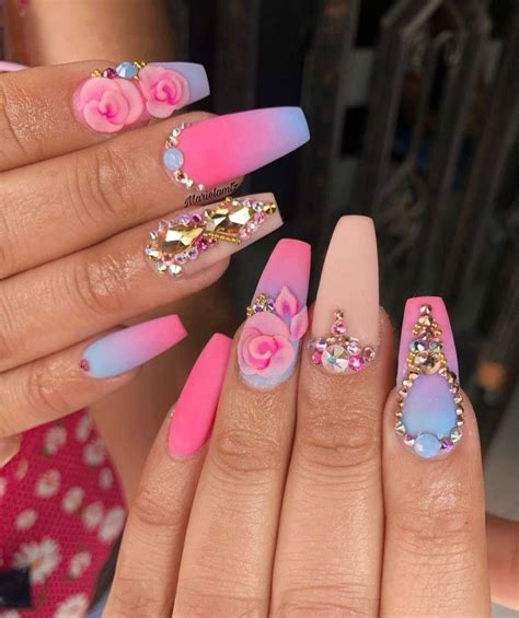 uñas acrílicas bonitas|uñas acrílicas diseño de.